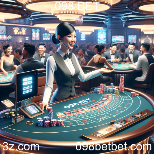 A Emoção do Cassino ao Vivo no 098 BET